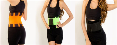 Multi_colored Back Brace for Sports